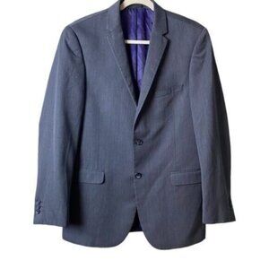 Michael Kors Men Slim Fit Wool Blazer 40R Career Academia Preppy Single Breasted